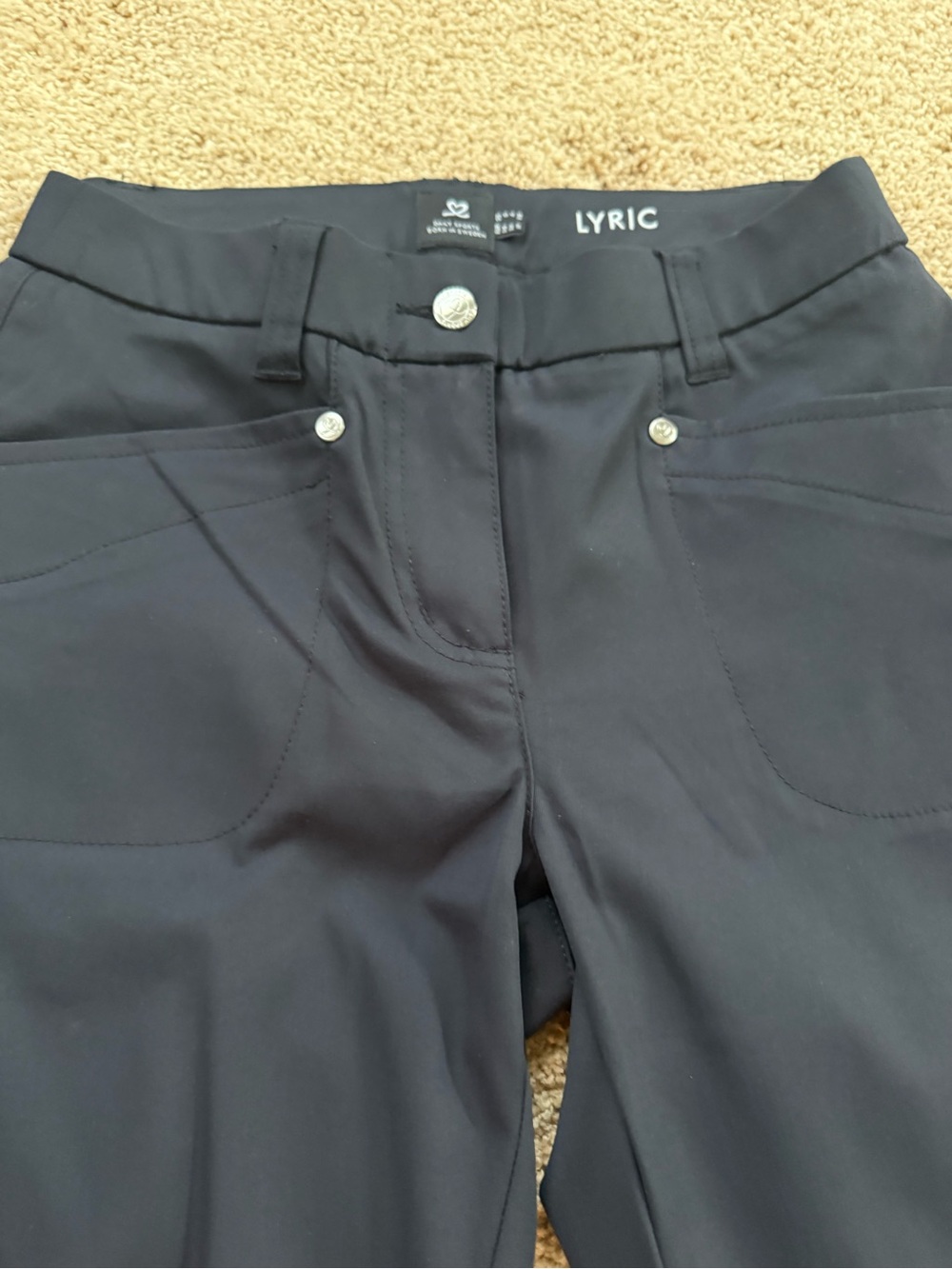 Daily Sports Lyric Black Women's Active Joggers